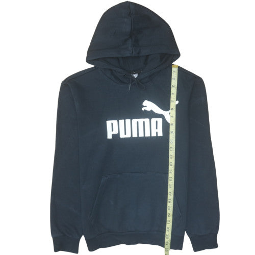 Mens UK Size S PUMA Black Pullover Hoodie