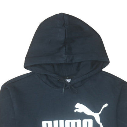 Mens UK Size S PUMA Black Pullover Hoodie