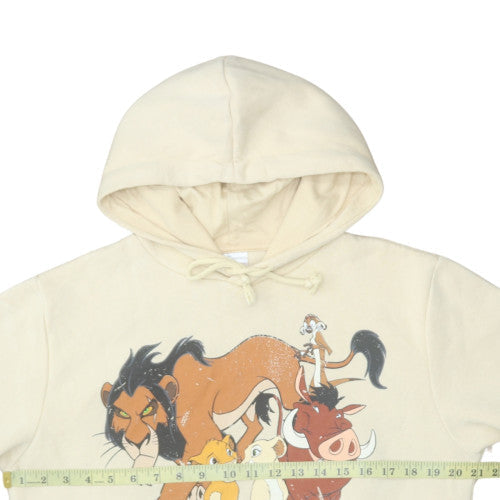 Womens UK Size M Disney Beige Pullover Hoodie