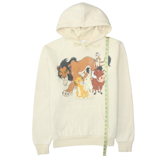 Womens UK Size M Disney Beige Pullover Hoodie