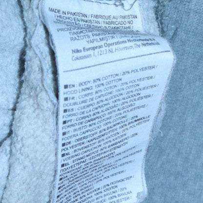 Mens UK Size M Nike Grey Pullover Hoodie