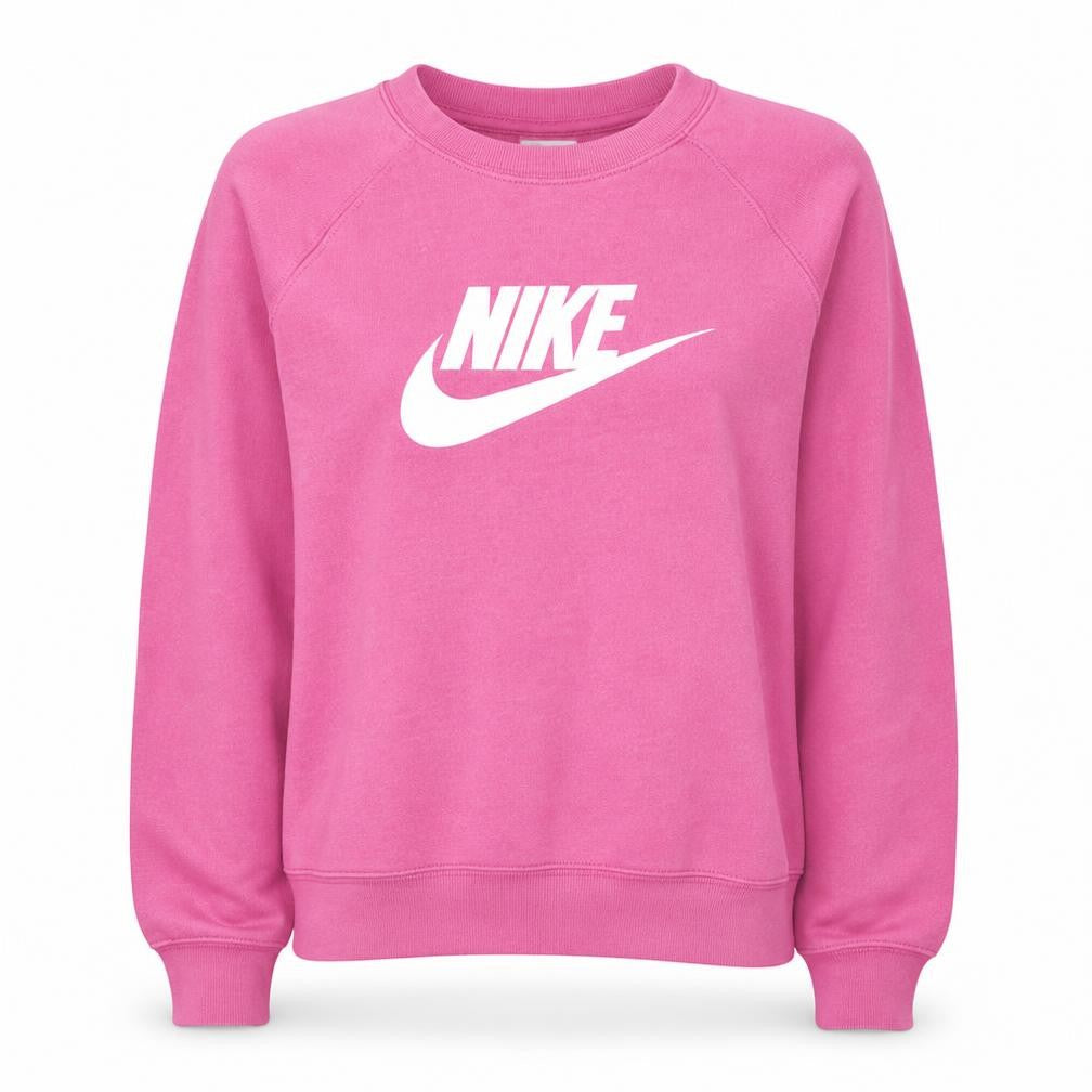 Womens UK Size M Nike Pink Pullover Sweatshirt