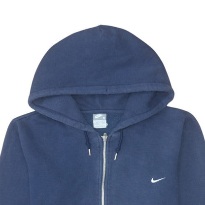 Mens UK Size S Nike Blue Full Zip Hoodie