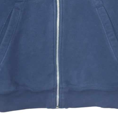 Mens UK Size S Nike Blue Full Zip Hoodie