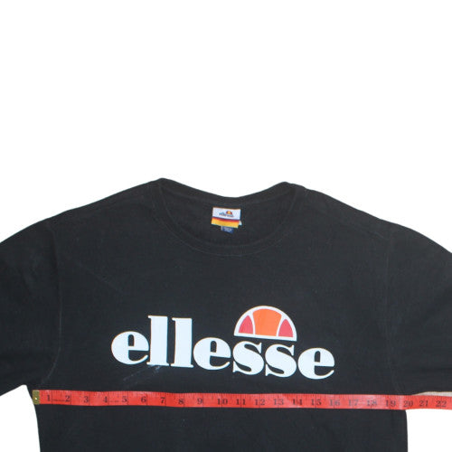 Mens UK Size M ellesse Black Pullover Sweatshirt