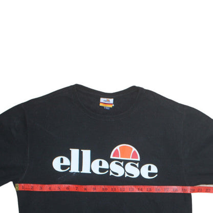 Mens UK Size M ellesse Black Pullover Sweatshirt