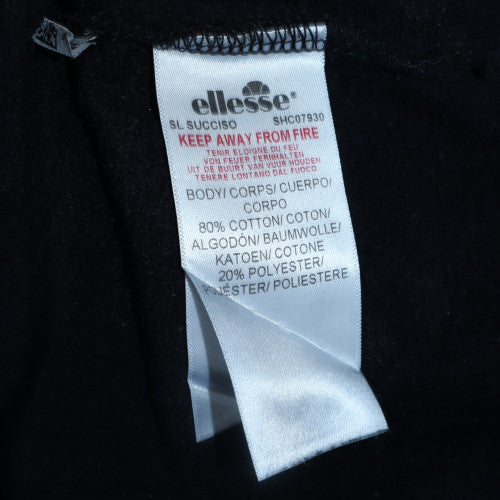 Mens UK Size M ellesse Black Pullover Sweatshirt