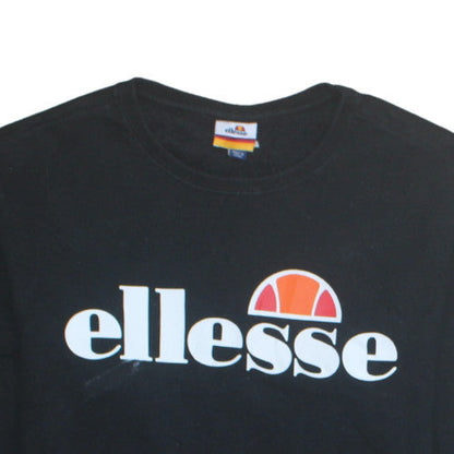 Mens UK Size M ellesse Black Pullover Sweatshirt