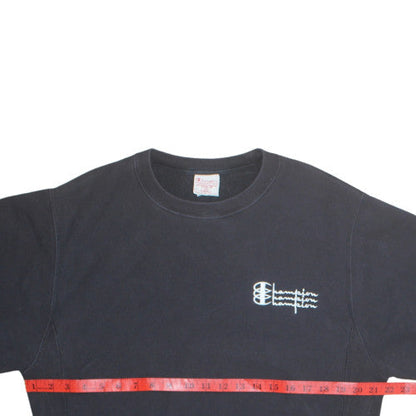 Mens UK Size S Champion Black Pullover Sweatshirt