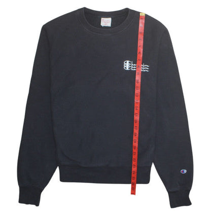 Mens UK Size S Champion Black Pullover Sweatshirt