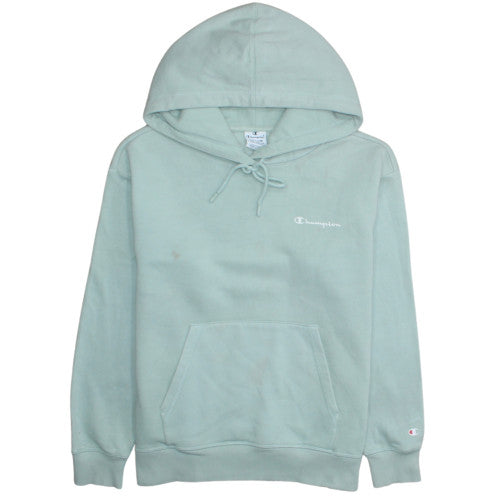 Womens UK Size M Champion Green Pullover Hoodie