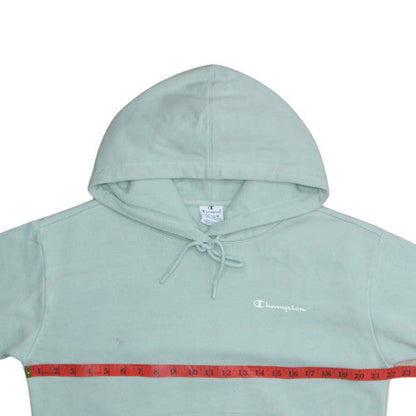 Womens UK Size M Champion Green Pullover Hoodie