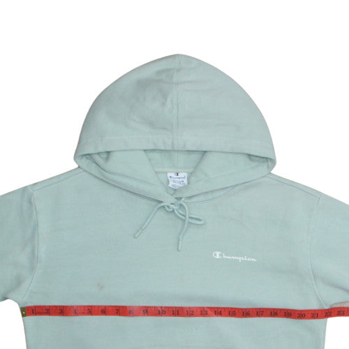 Womens UK Size M Champion Green Pullover Hoodie