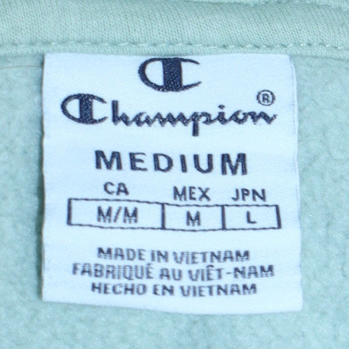 Womens UK Size M Champion Green Pullover Hoodie