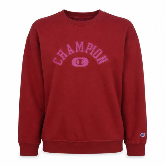 Womens UK Size L Champion Red Pullover Sweatshirt