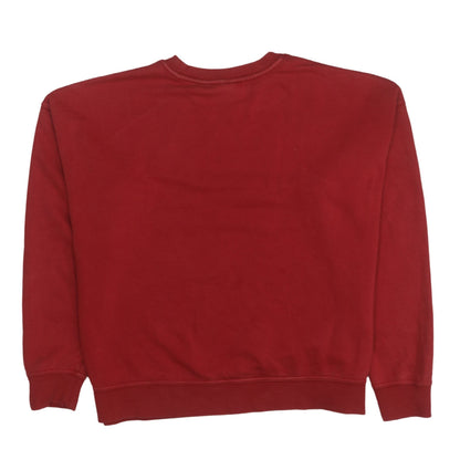 Womens UK Size L Champion Red Pullover Sweatshirt
