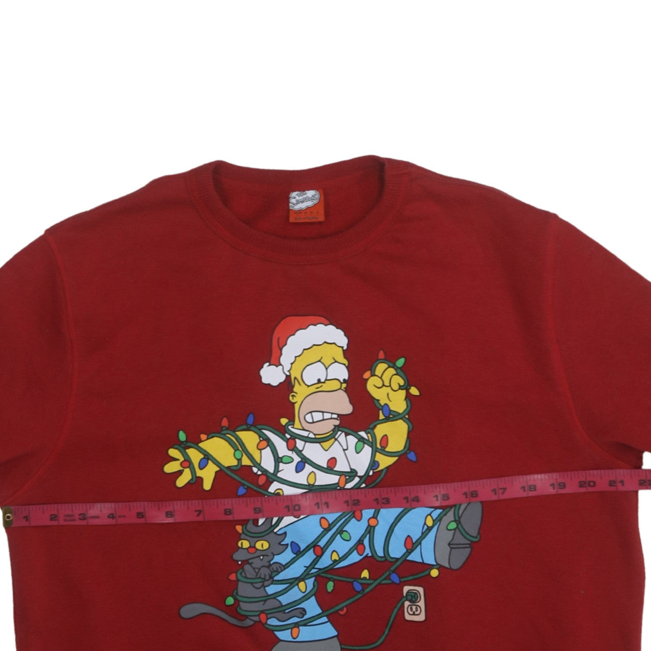 Mens UK Size L Primark Red Pullover Sweatshirt