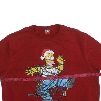 Mens UK Size L Primark Red Pullover Sweatshirt