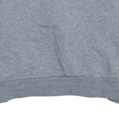 Adidas Boys Grey Colourblock Sweatshirt 13-14 Years Pullover Crew Neck