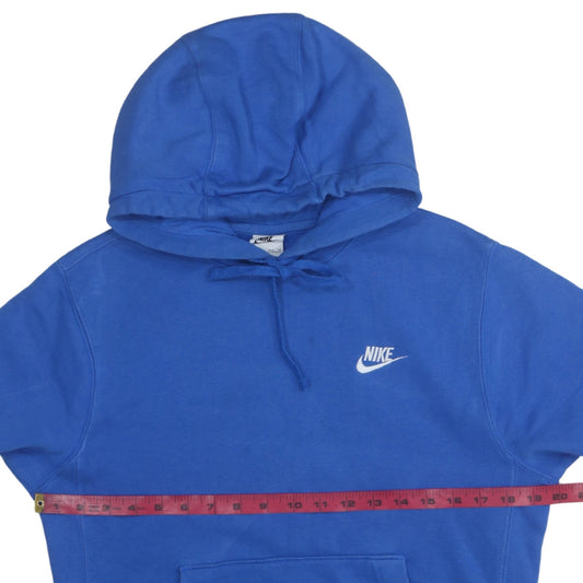 Mens UK Size XS Nike Blue Pullover Hoodie