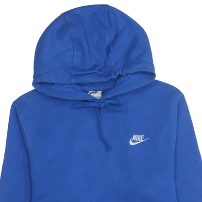 Mens UK Size XS Nike Blue Pullover Hoodie