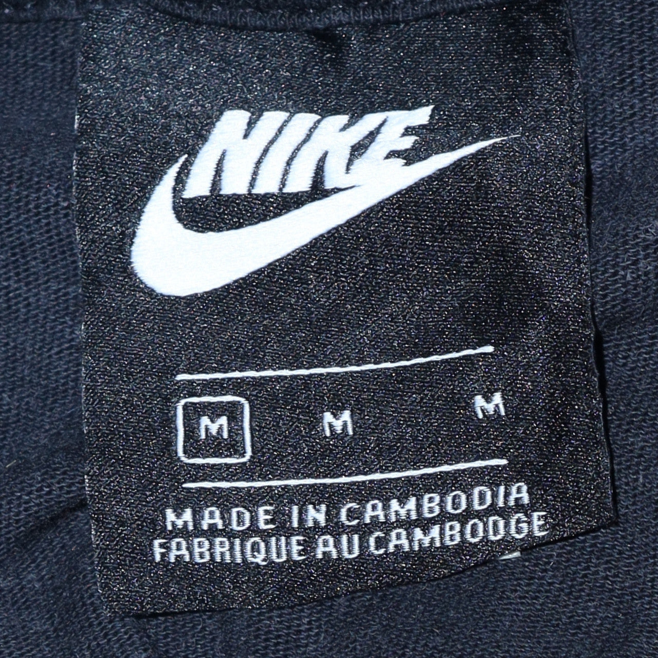 Mens UK Size M Nike Black Pullover Hoodie