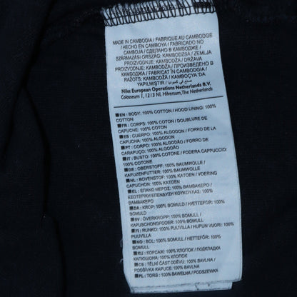 Mens UK Size M Nike Black Pullover Hoodie