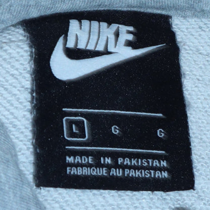 Mens UK Size L Nike Grey Pullover Hoodie