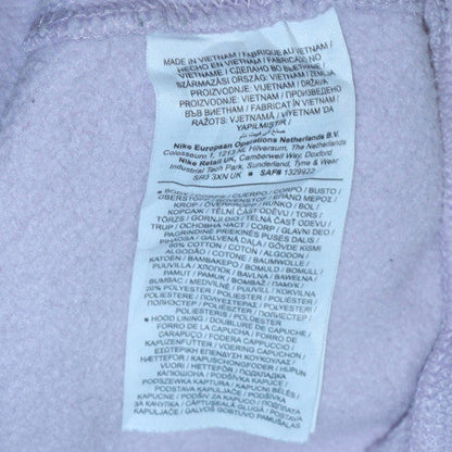 Mens UK Size M Nike Purple Pullover Hoodie