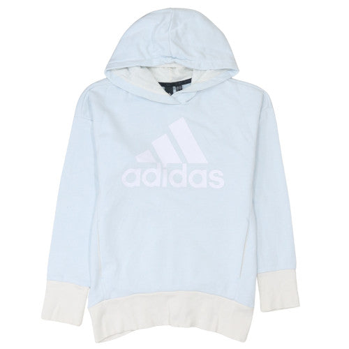 Womens UK Size XS adidas Blue Pullover Hoodie