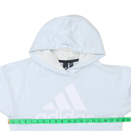 Womens UK Size XS adidas Blue Pullover Hoodie