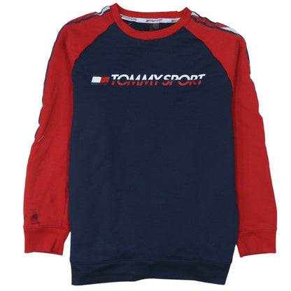Mens UK Size M Tommy Sport Blue Pullover Sweatshirt