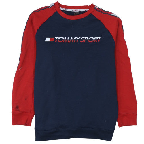 Mens UK Size M Tommy Sport Blue Pullover Sweatshirt