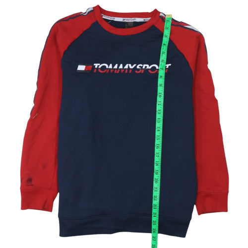 Mens UK Size M Tommy Sport Blue Pullover Sweatshirt