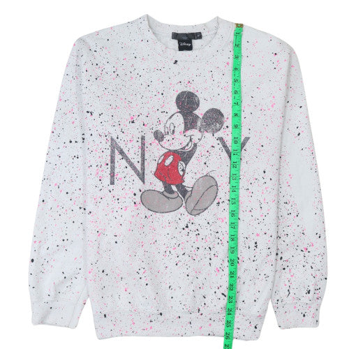 Womens UK Size M Disney White Pullover Sweatshirt