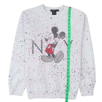 Womens UK Size M Disney White Pullover Sweatshirt
