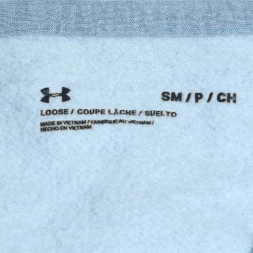 Mens UK Size S Under armour Grey Full Zip Hoodie