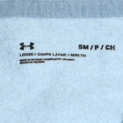 Mens UK Size S Under armour Grey Full Zip Hoodie