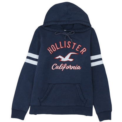 Mens UK Size L Hollister Blue Pullover Hoodie