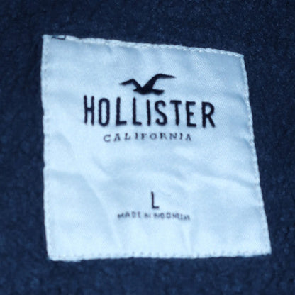 Mens UK Size L Hollister Blue Pullover Hoodie