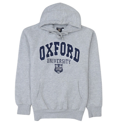 Mens UK Size M Oxford University Grey Pullover Hoodie