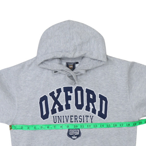 Mens UK Size M Oxford University Grey Pullover Hoodie