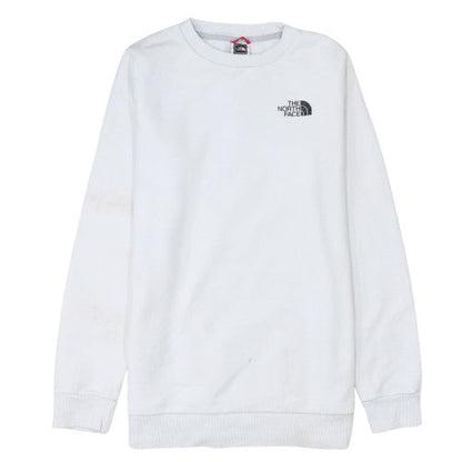 Womens UK Size S The North Face White Pullover Sweatshirt