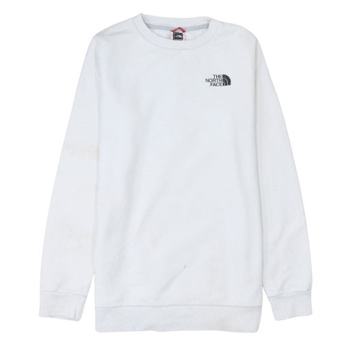 Womens UK Size S The North Face White Pullover Sweatshirt