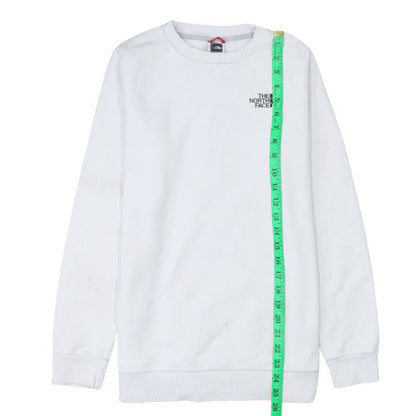 Womens UK Size S The North Face White Pullover Sweatshirt