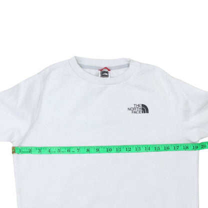 Womens UK Size S The North Face White Pullover Sweatshirt