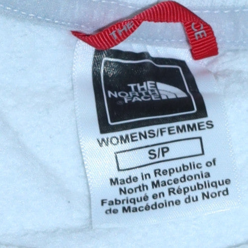Womens UK Size S The North Face White Pullover Sweatshirt