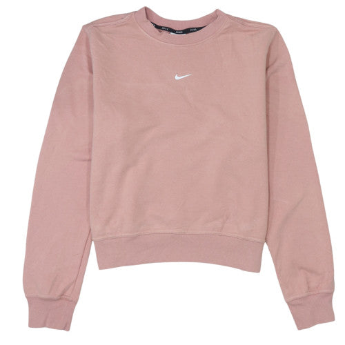 Womens UK Size S Nike Pink Pullover Sweatshirt
