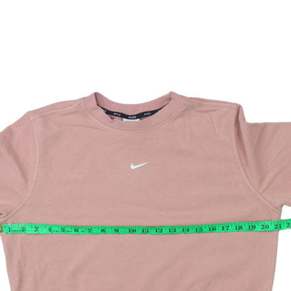 Womens UK Size S Nike Pink Pullover Sweatshirt