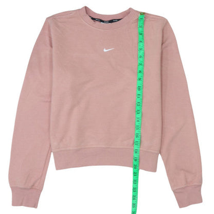 Womens UK Size S Nike Pink Pullover Sweatshirt